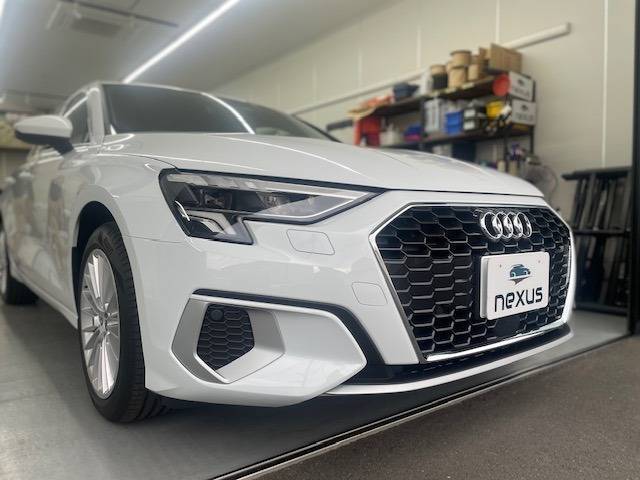 岡山市のお客様にカーフィルム(スタンダード15%) Audi A3 2022/12/11