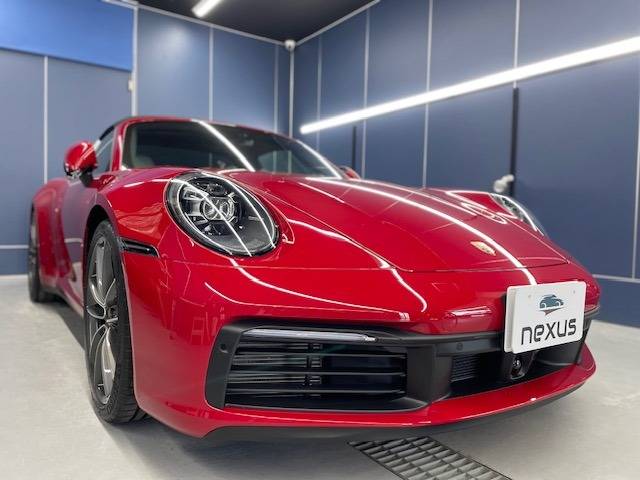 岡山市のお客様にコーティング(HEAL PLUS) 911(992)タルガ 2023/12/12