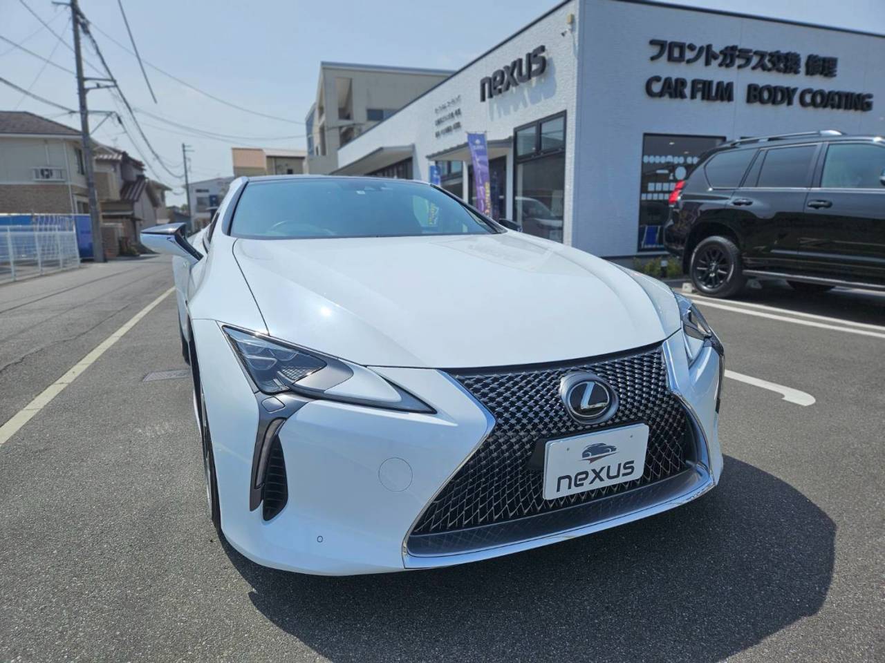 倉敷市のお客様にカーフィルム+コーティング(ハイブリッド) LEXUS LC500